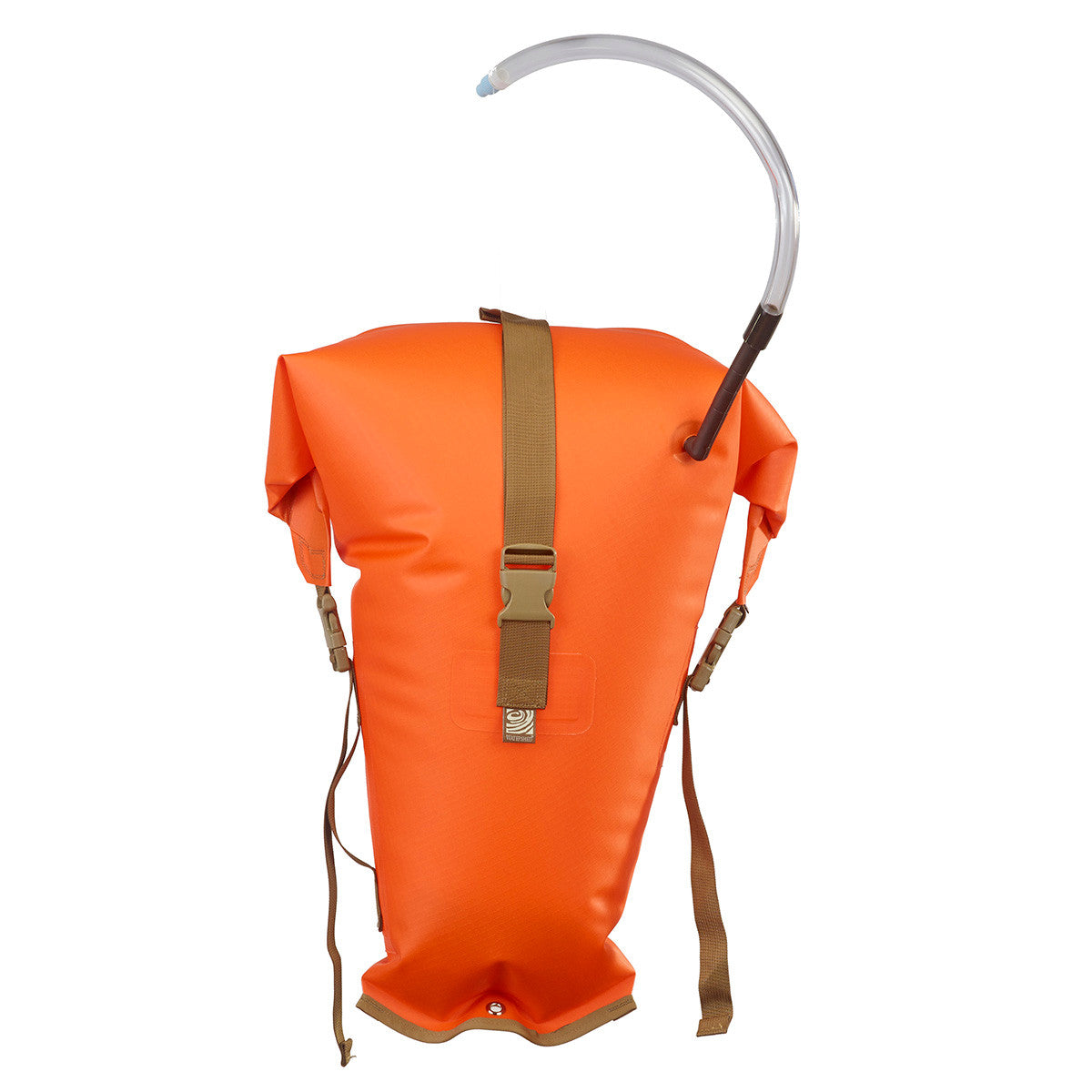Salmon Stowfloat - Combination Safety Float/Dry Bag - Safety Orange (FrontView)