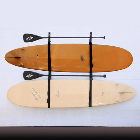 SUP Wall Hanger - two boards, two paddles