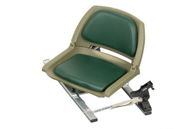 fishing rod holders for boat seats Green Swivel Seat Fishing Rig w/ Scotty® Rod Holders from Sea Eagle