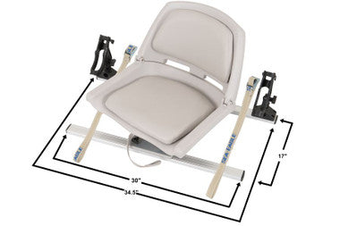 Swivel Seat Fishing Rig with Scotty Rod Holders