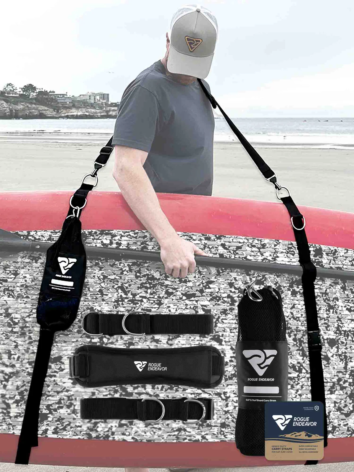 Stand Up Paddle (SUP) Board Carry Straps