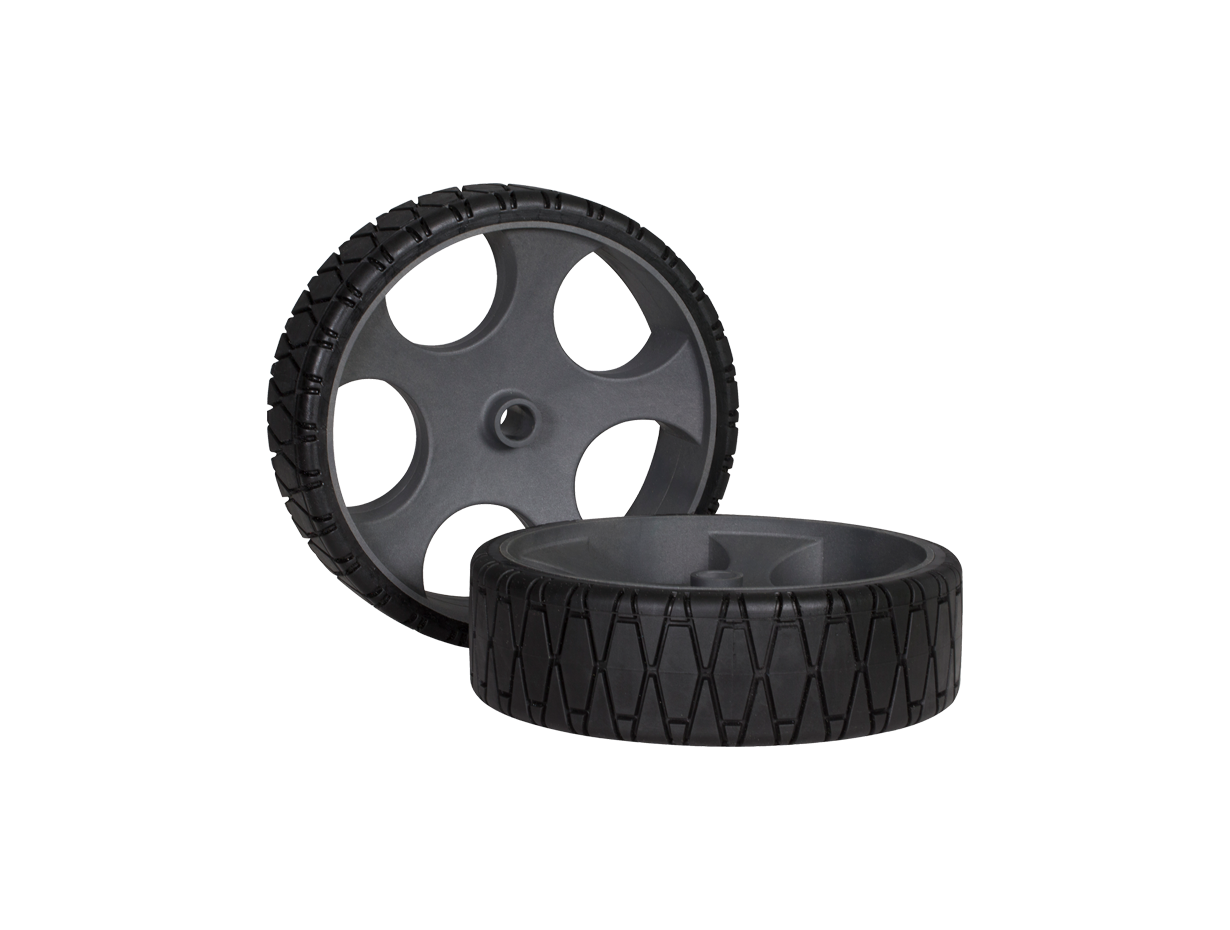 No-Flat Wheels for Heavy Duty Kayak Kart
