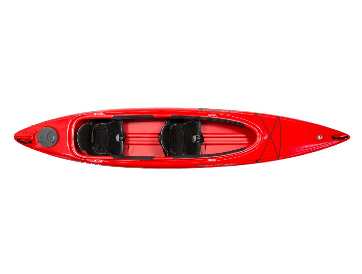 Pamlico 135 Tandem kayak Red