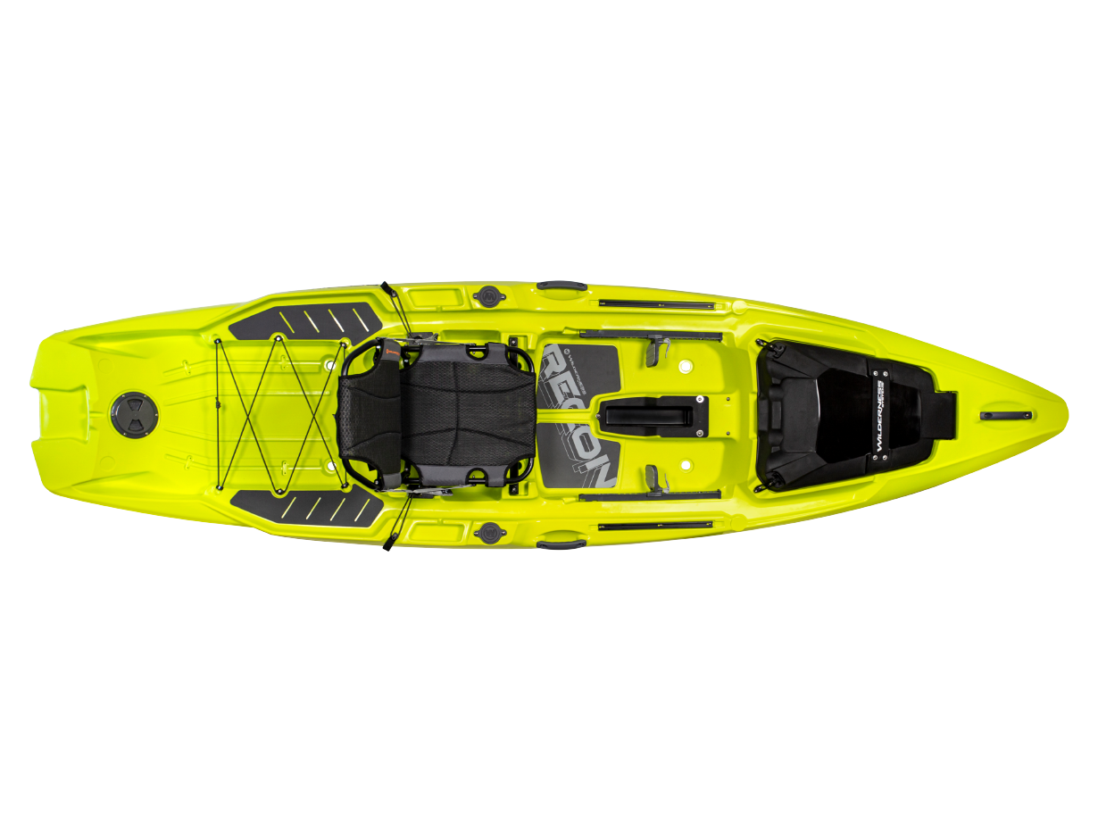 Recon 120 Tactical Fishing Intelligence Kayak infinite Yellow - top view